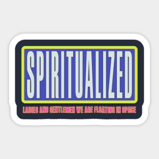 Spiritualized Floating In Space Sticker